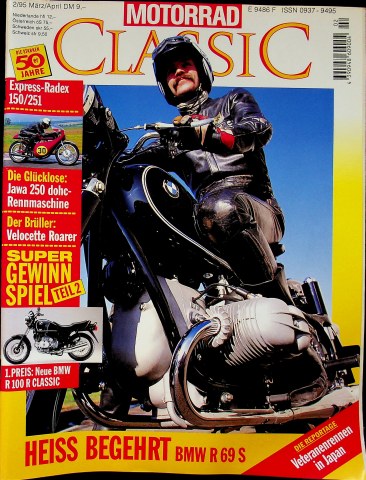 Deckblatt Motorrad Classic (02/1995)